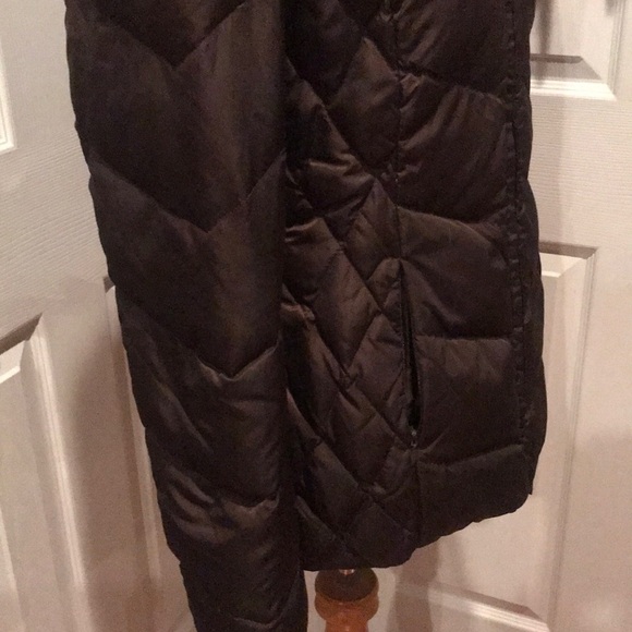 Brown warm coat with down insulation - Picture 4 of 8